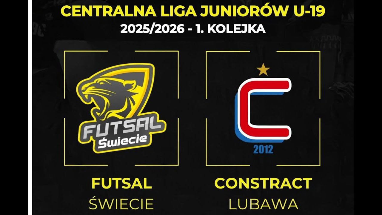 CLJ U-19 : FUTSAL ŚWIECIE – CONSTRACT LUBAWA 