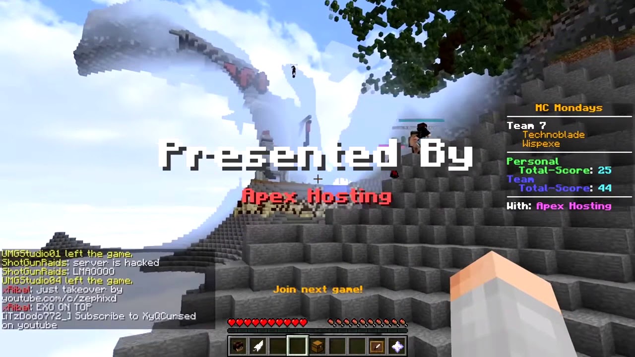 Youtubers react to Minecraft Monday getting hacked!