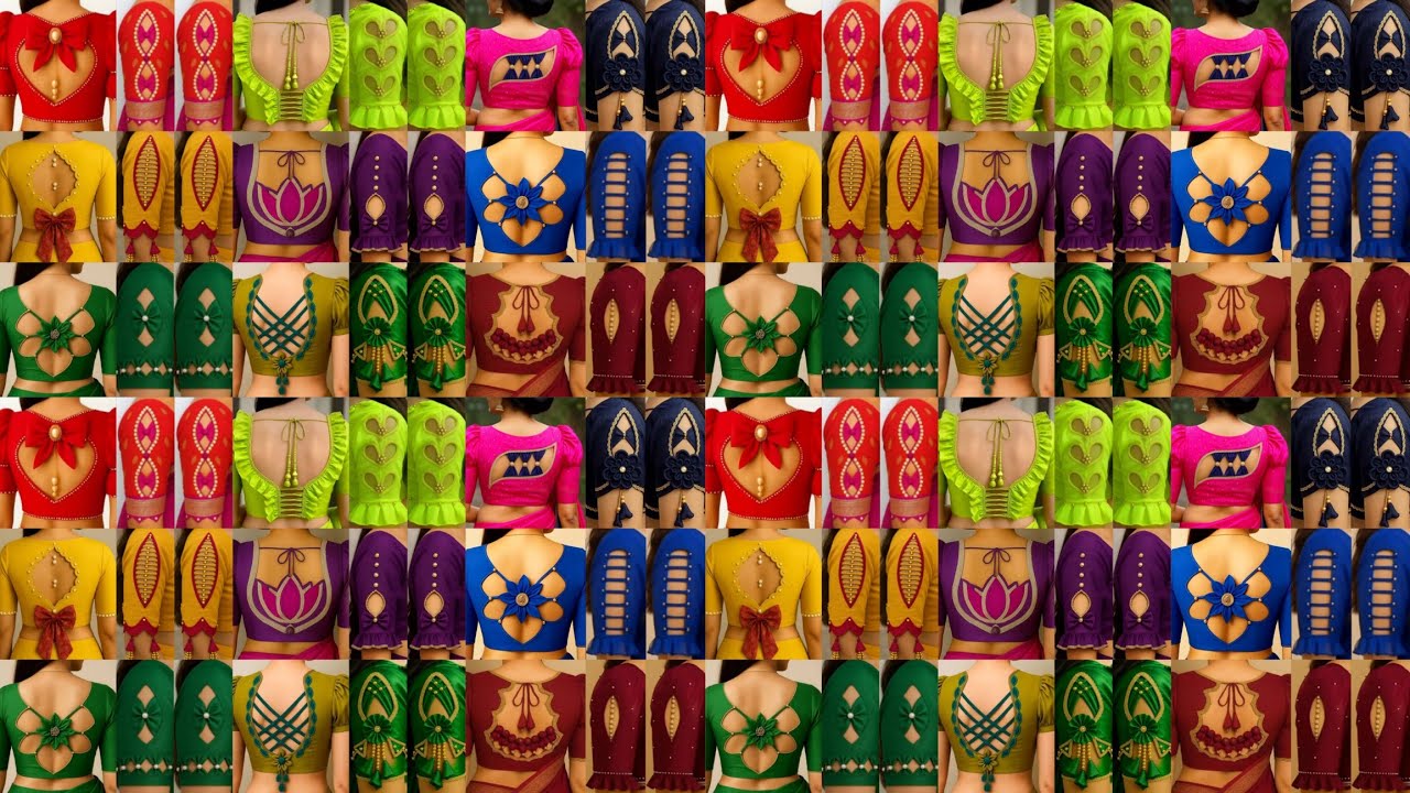 💯blouse design/blouse designs new model/baju ke design/baju ka design/sleeves design for blouse#baju