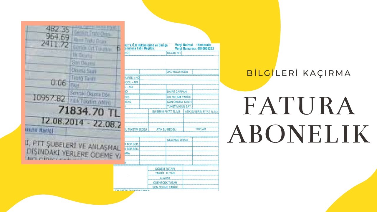 ELEKTRİK , SU VE DOĞALGAZ ABONELİKLERİ İÇİN GEREKENLER ( Detaylı Anlatım )