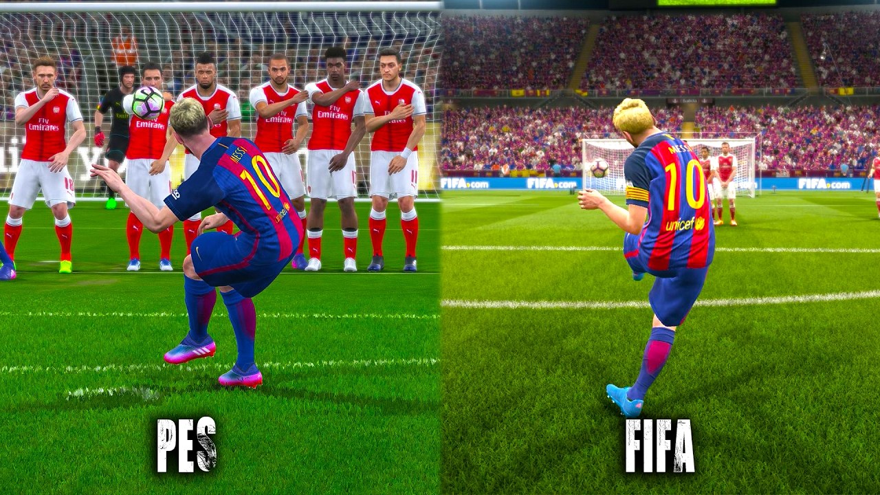 Free Kicks LIONEL MESSI | FIFA vs PES From 2006 to 2026
