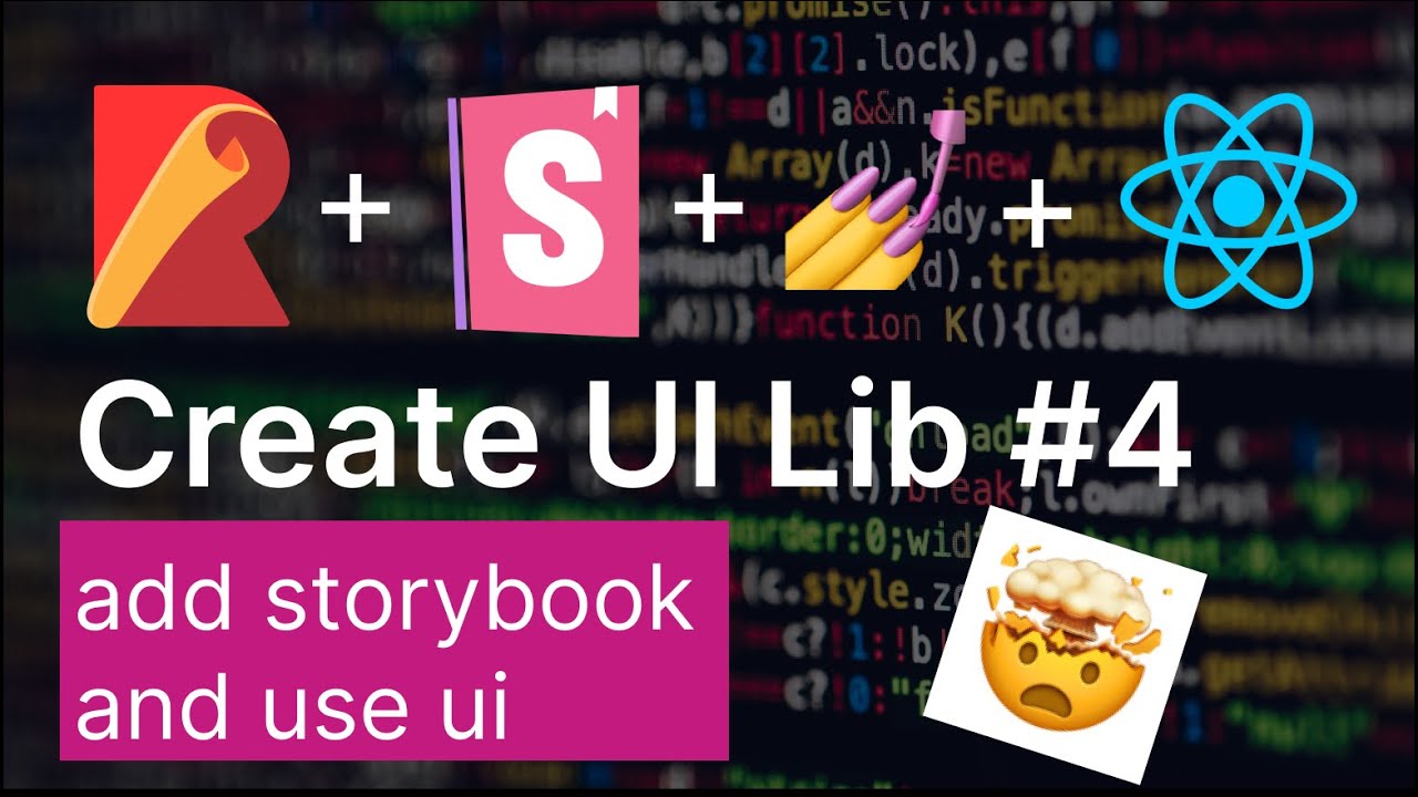 UI Library | Add Storybook, publishing to npm and use in Next JS project | Part 4