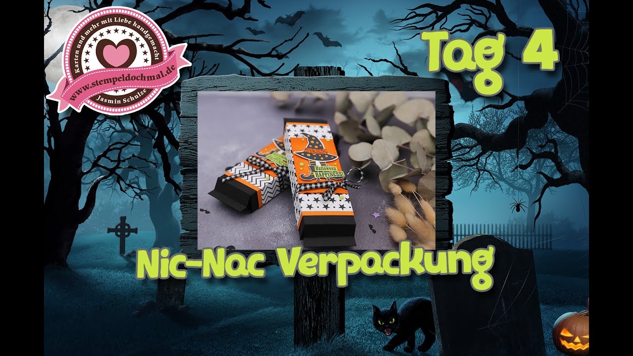 8 Tage Halloween -Tag4- NicNac Verpackung mit Stampin' Up!