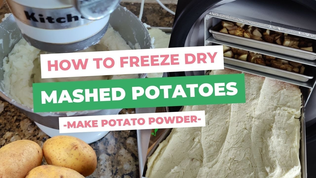 Freeze Dried Mashed Potatoes - and potato powder