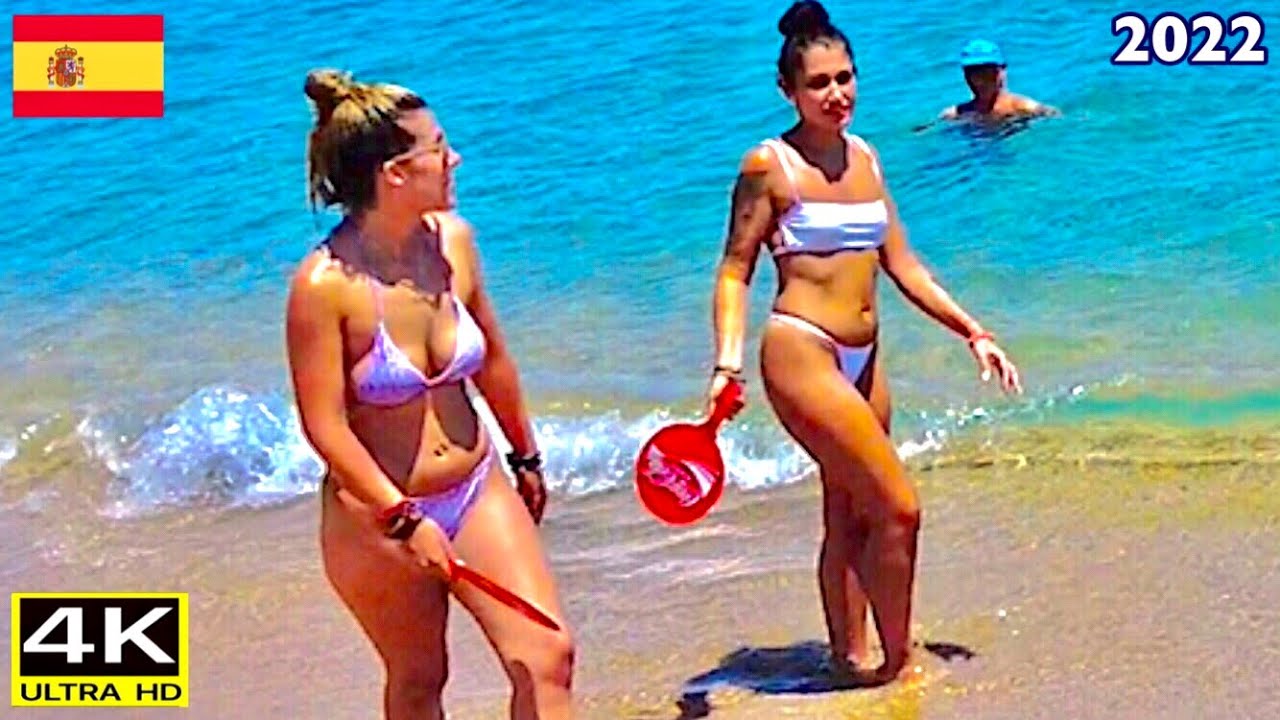 Beach Walking - Lloret de Mar Spain - Costa Brava - July 2022