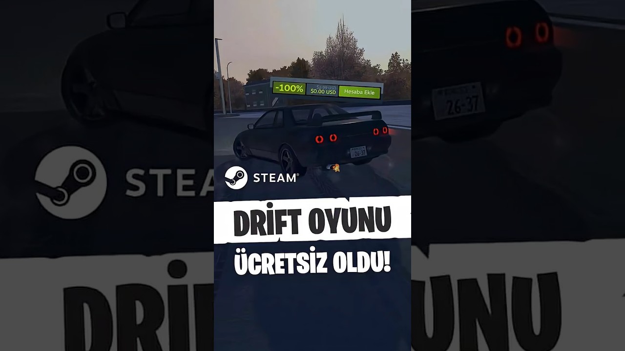 Steam'de drift oyunu ücretsiz oldu!