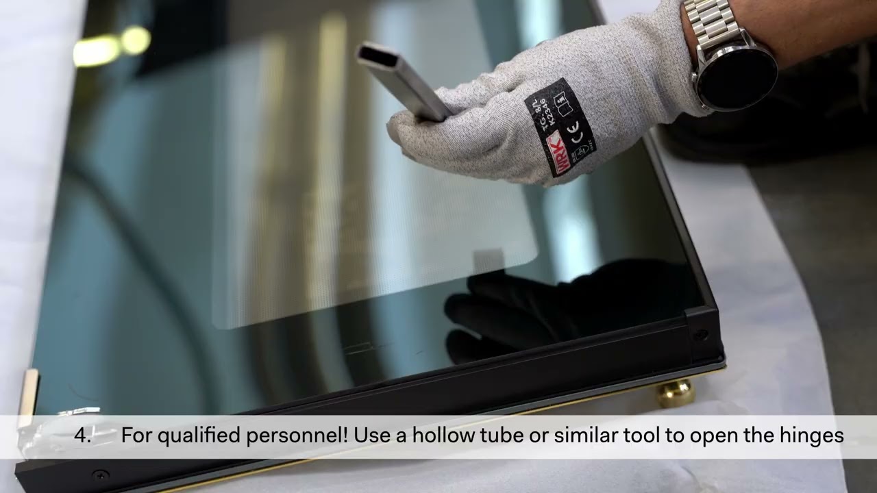 How to Replace an Oven Door on the ILVE Majestic Range