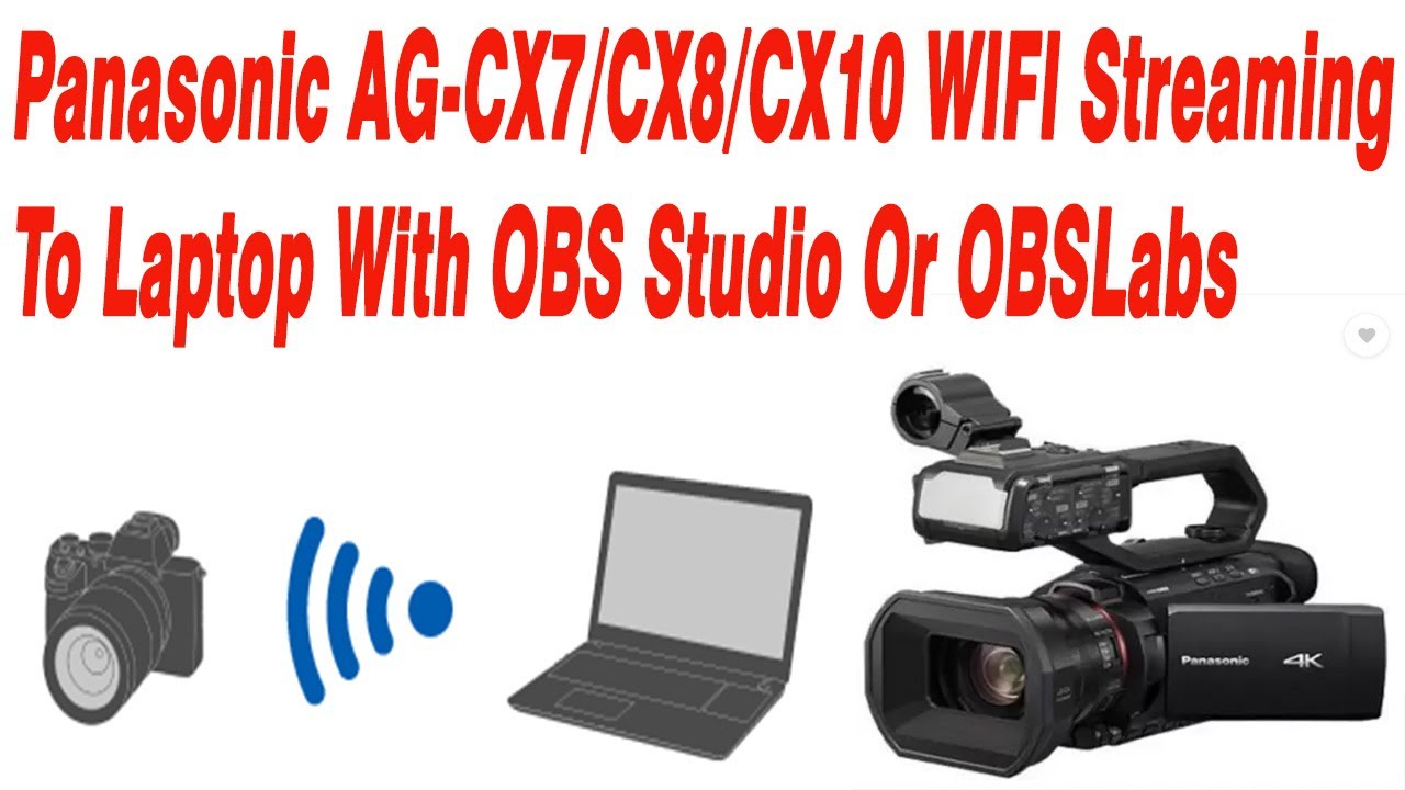 How do I connect my camcorder to OBS?  How do I connect my Panasonic camera to my computer via WIFI?