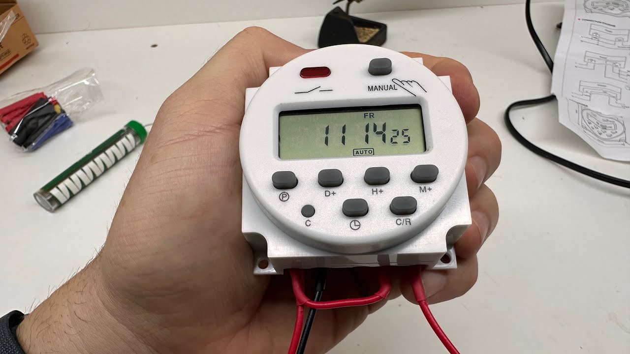 Unboxing e configuração do Temporizador eletrônico CN101A