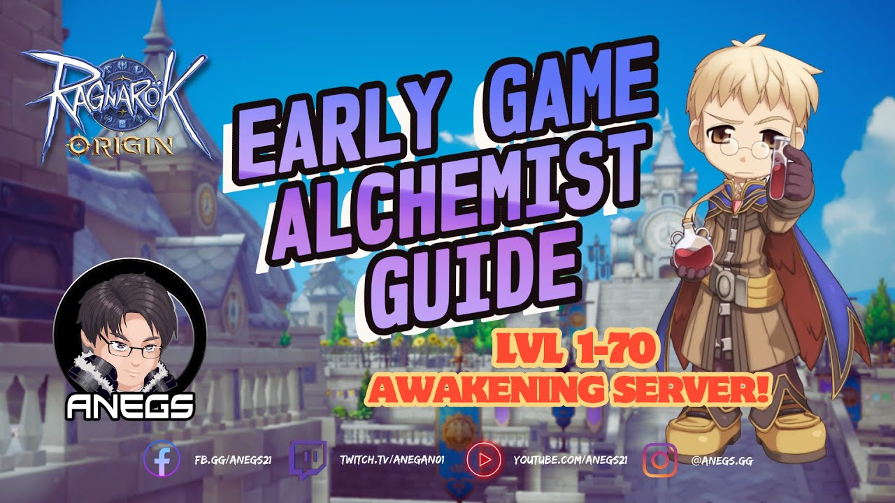 Early Game Alchemist Guide (Level 1-70) Best for New Servers! | Ragnarok Origin Global [ENG SUBS]