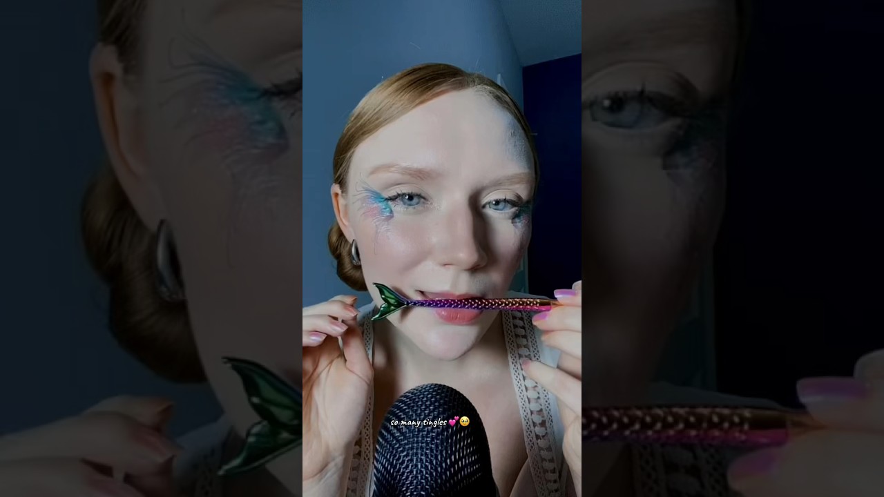 Fresh TINGLES for you 💕 #asmr #relax#mouthsounds#mermaid