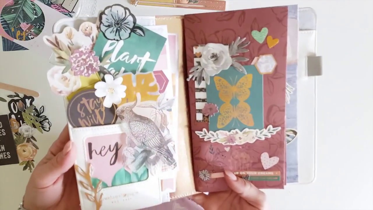 DIY PROTEGE CARNET DE TRAVELER NOTEBOOK + SET UP KIT PLANNER DANS MES POCHETTES JUIN  2018