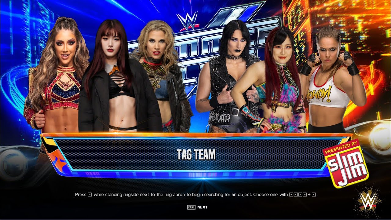 WWE 2K25 Aster Huynh Team Vs Iyo Sky Team Match 