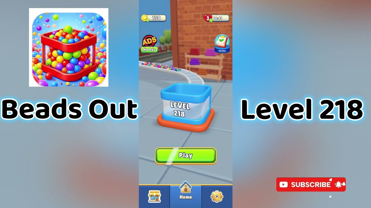 🎮 Beads Out Level 218 Walkthrough 🧩 | Tricky Bead Puzzle Solution | Mini Boss