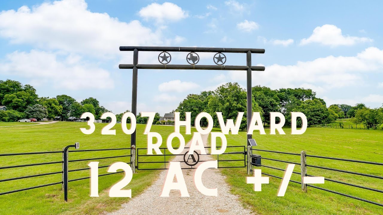 3207 Howard Road, Waxahachie TX. 12 Acres +/-