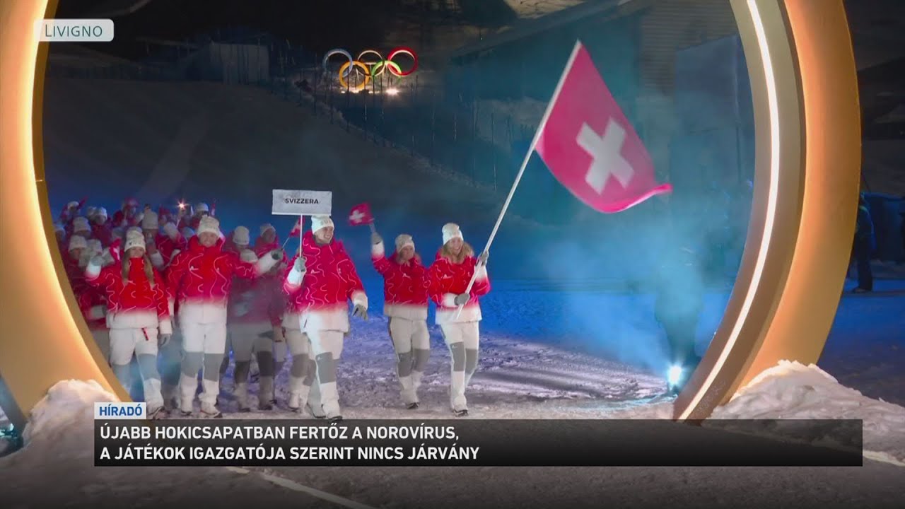 A svájci női jégkorong válogatottnál is megjelent a norovírus a téli olimpián