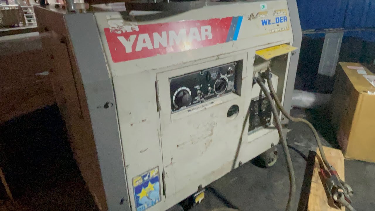 Yanmar Air cooled Diesel welder/YDW 190ss silent brushless welder generator