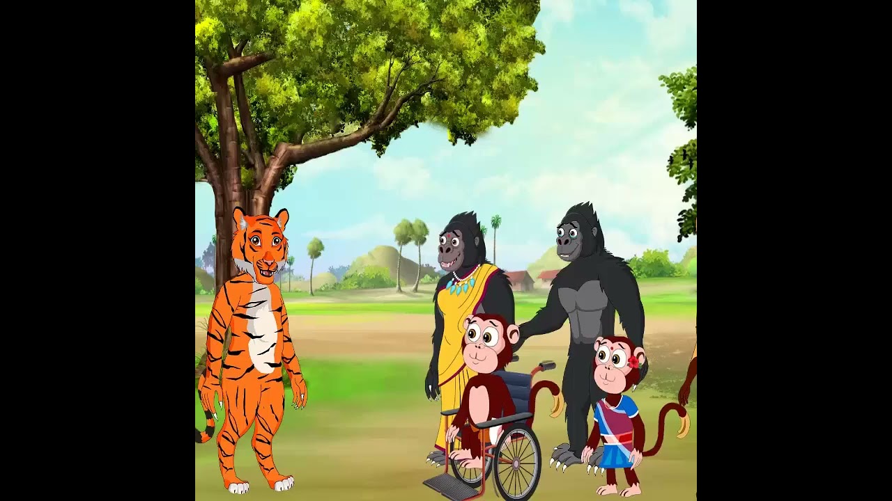 বাঘ ডাক্তার চিকিৎসা করতে যাচ্ছেন   #flowers #cartoon #hariyanvisong #animation #lovemusic 