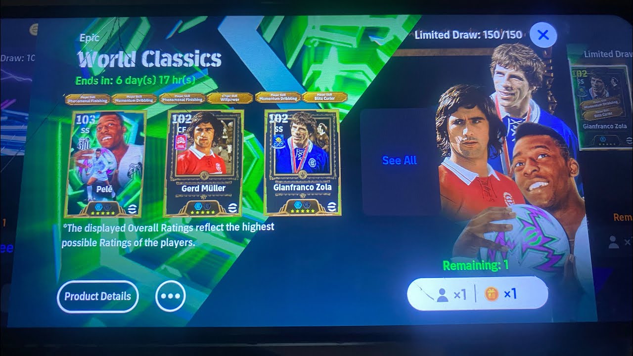 100% Working Trick To Get New Epic Blitz curler Zola Pel&eacute;&Gerd M&uuml;ller in efootball 2026 Mobile
