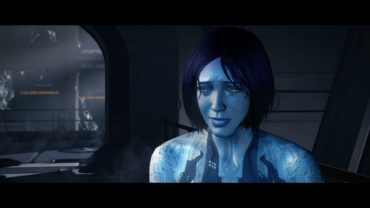 Halo 4 Composer Ending Cutscene with Music (Upgraded Audio)