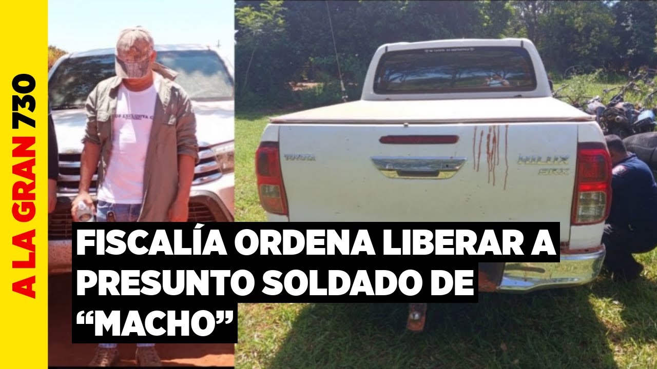 Supuesto soldado de “Macho” cayó con una camioneta presuntamente robada