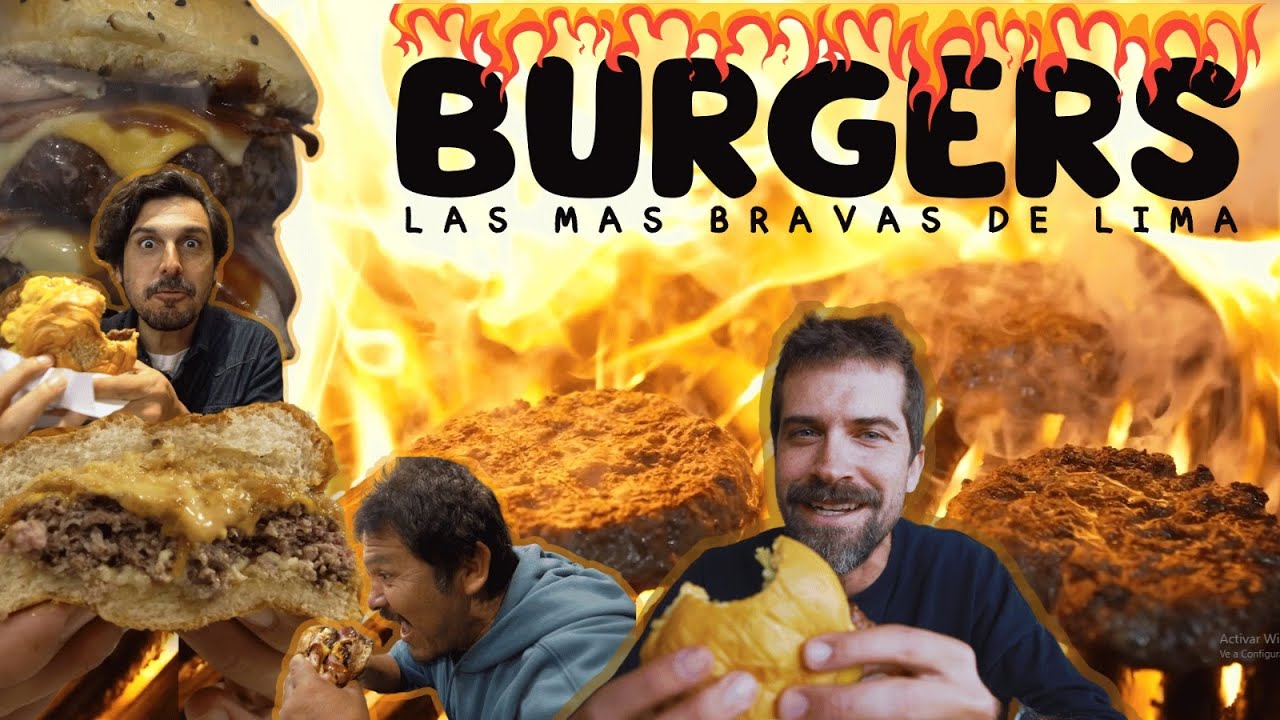 Las 6 Hamburguesas más Bravas de Lima. Luciano y Tejadita haciendo esta busqueda tan necesaria.