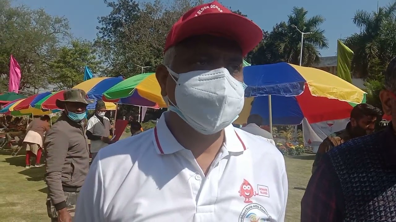 Motivational Speech of Add. DGP(operation) Jharkhand Police sri Sanjay A. Lathkar For Blood Donation