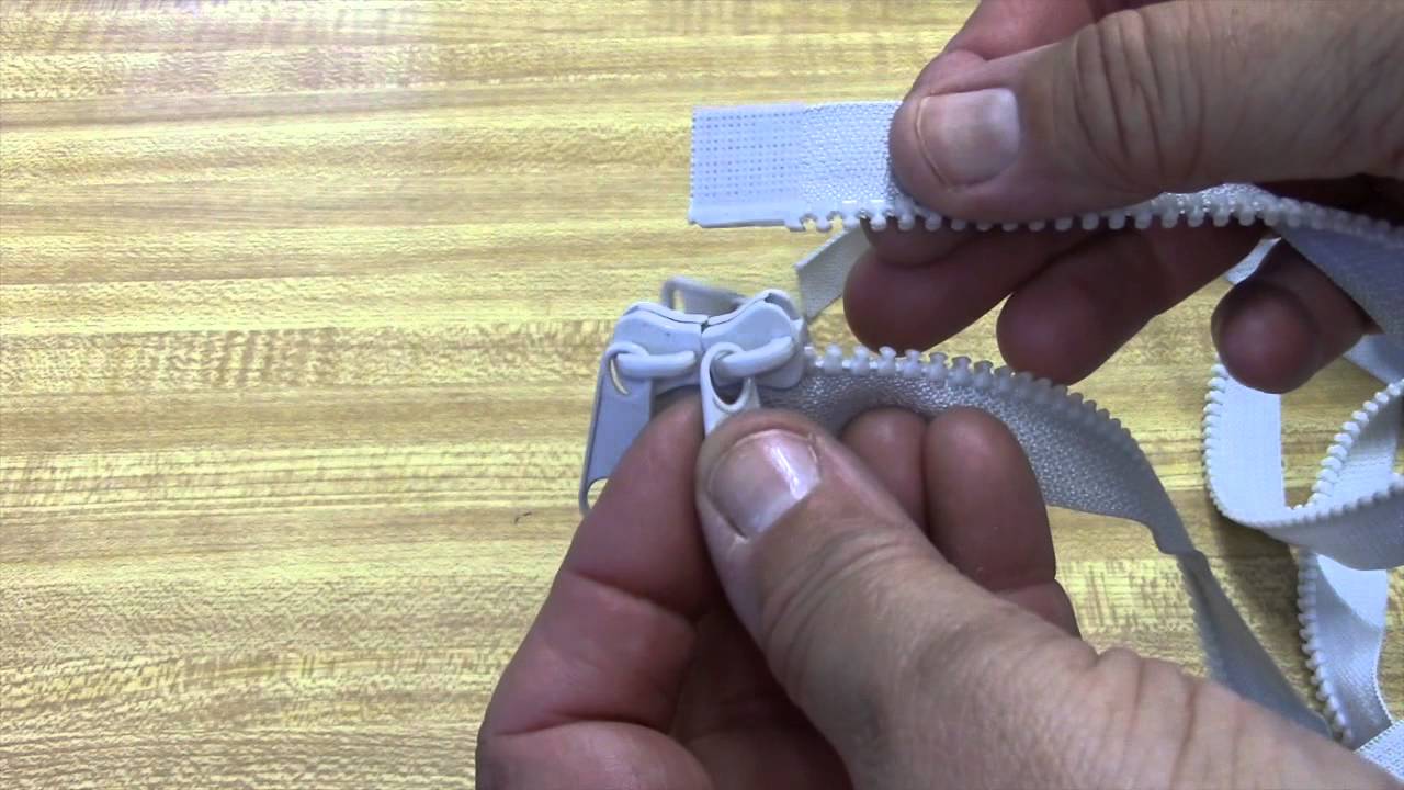 Separating a Sleeping Bag Zipper