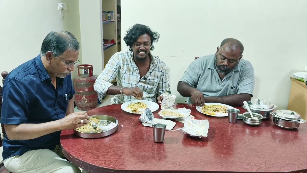 இன்னைக்கு ஒரு நாட்டுக்கோழி விருந்து 👌மீசைமணி vs மாஸ் மாரி vs pmr production #பிரியாணி 