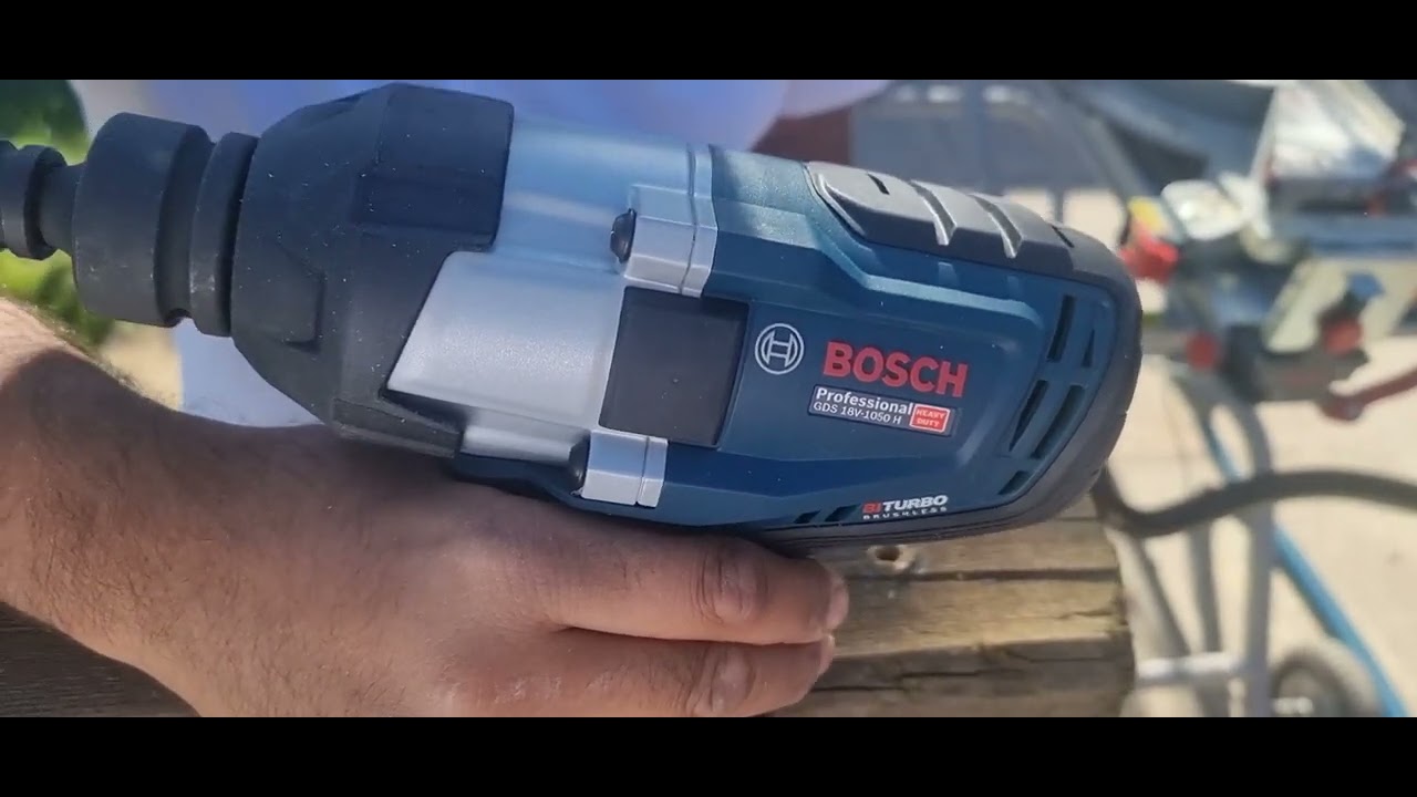 Bosch GDX 18v  vs GDS 18v 1050h