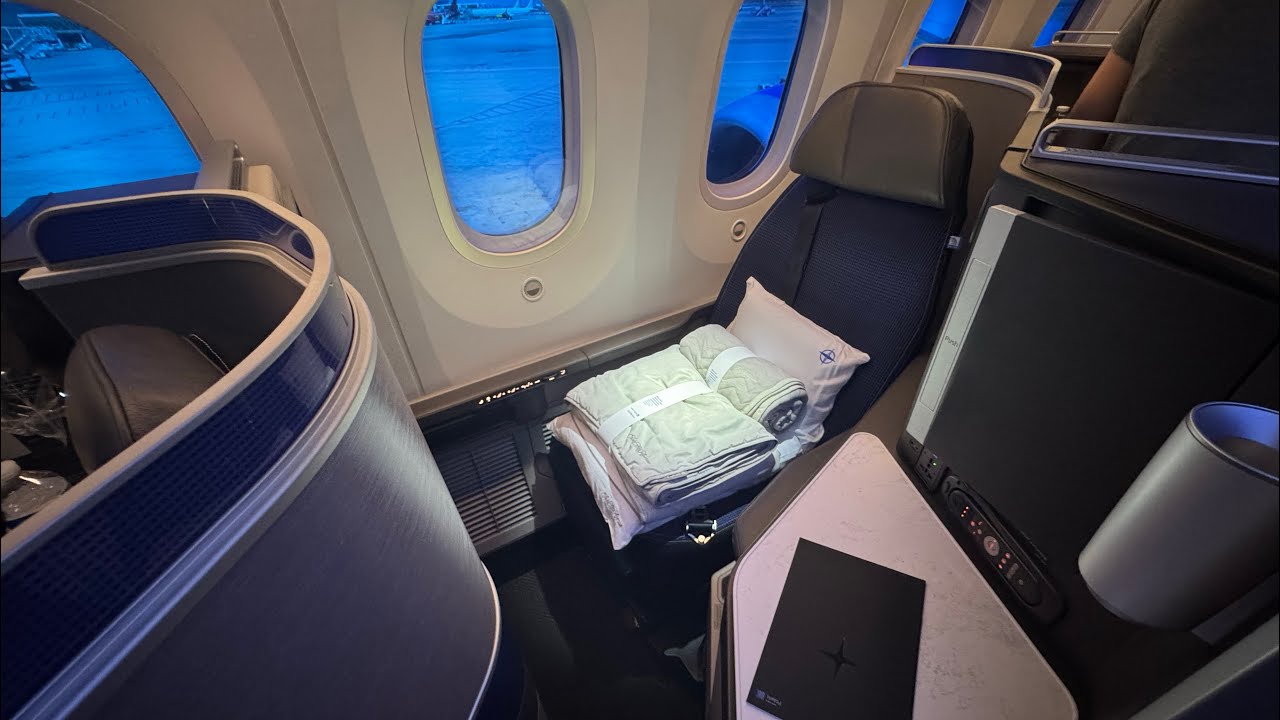 United Polaris 787 Business Class - Barcelona ✈︎ Chicago - 80k AirCanada Aeroplan miles