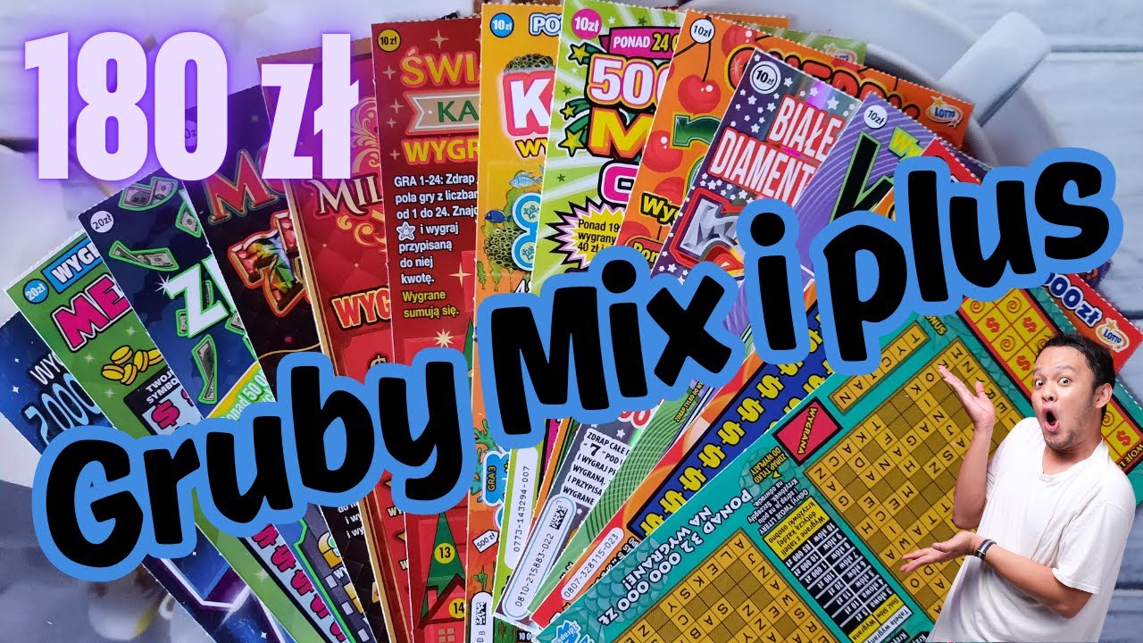 🥳Zdrapki Lotto👉ZDRAPKI ZA 180 ZŁ🤩GRUBY MIX😍MAM PLUSA🤩🥳🥳