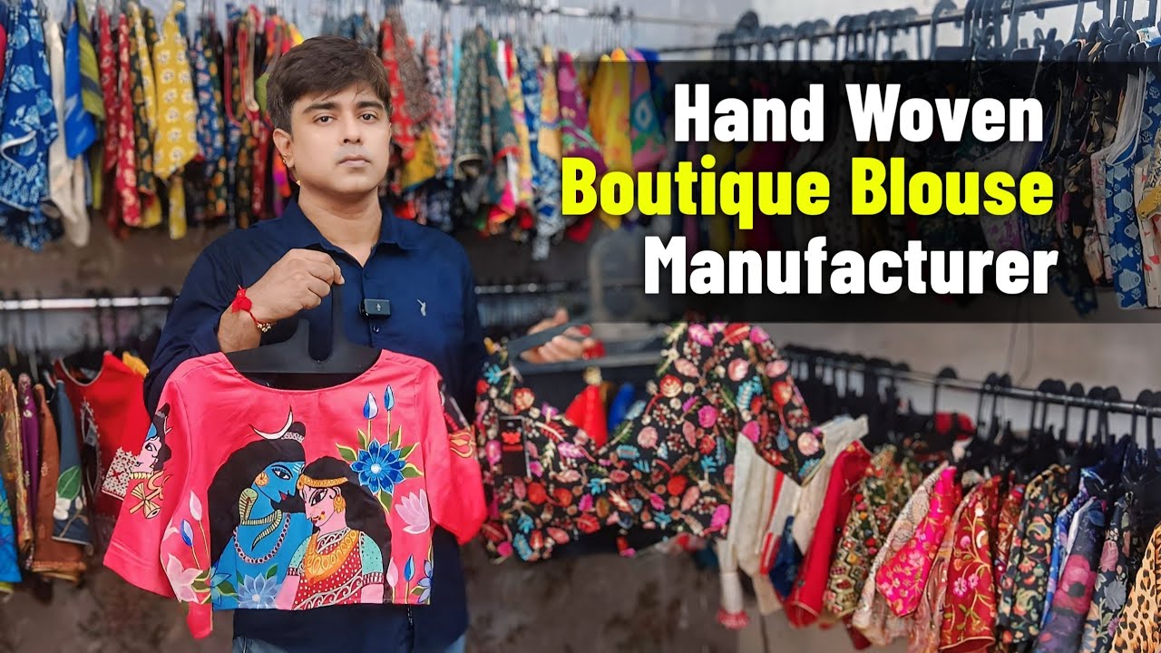 Hand Kantha Stitch & Hand Painted Blouse Manufacturer & Wholesaler in Kolkata - FASHION OFFBEAT