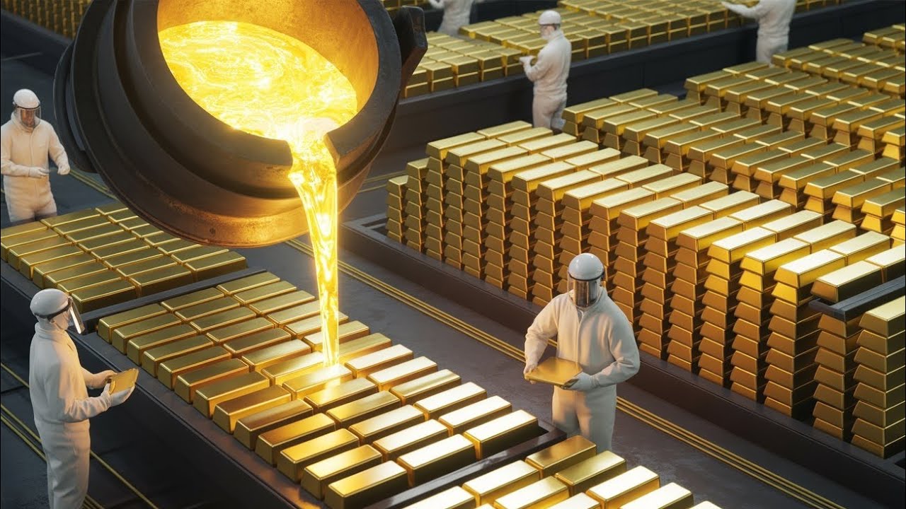Inside a Gold Refinery – How Raw Ore Becomes Pure 24K Gold Bars