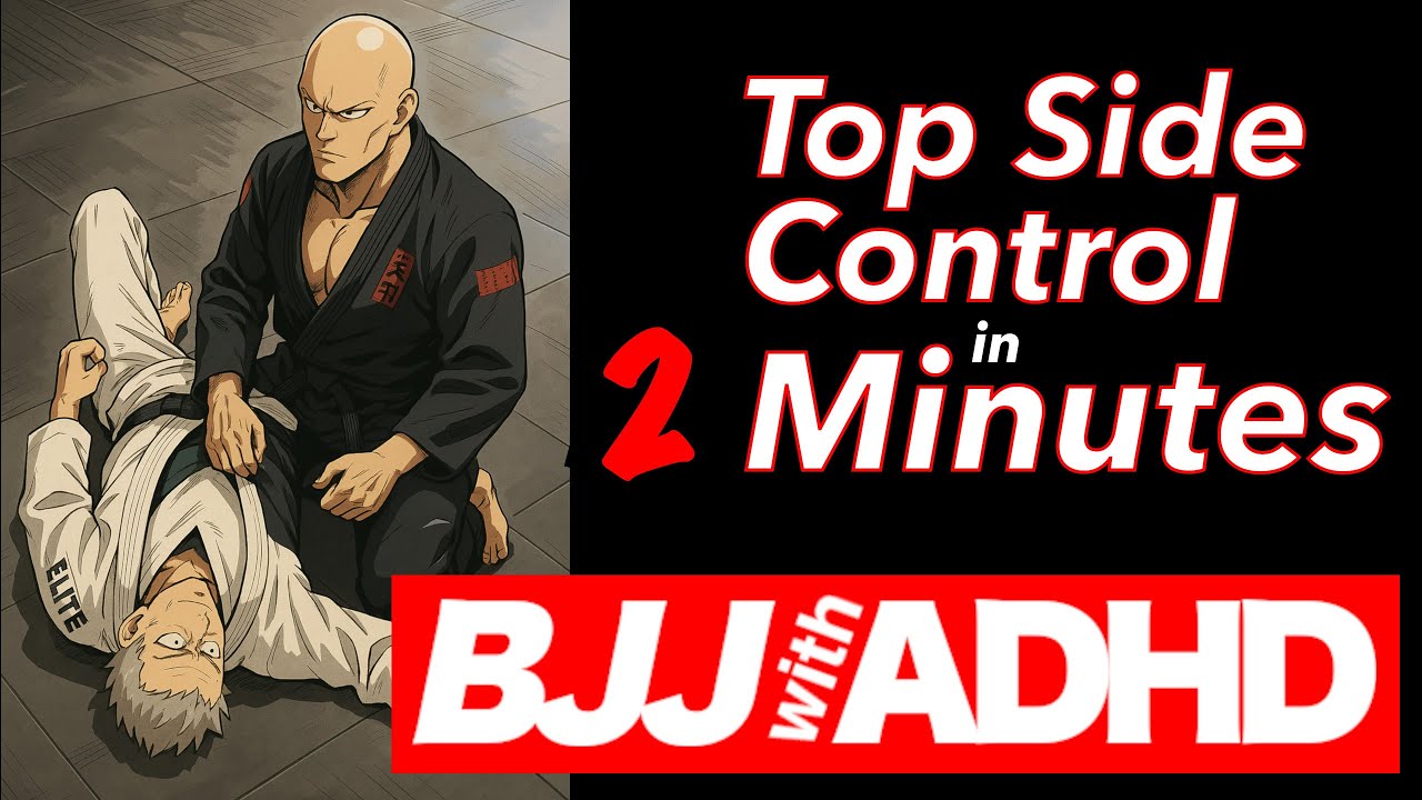 BJJ Simple Top Side Control Concept - Reverse Arm Triangle, Ezequiel Choke, Gift Wrap Ezequiel