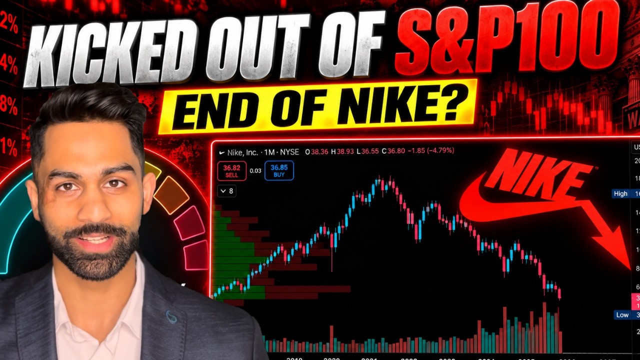🚨 [ПАДЕНИЕ НА 80%] НАМ НУЖНО ОБСУДИТЬ акции NIKE!! NIKE исключили из S&P 100! Конец NIKE?! #nike ...