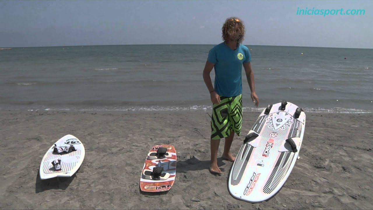 KITESURF 2. Tipos de tablas de kitesurf