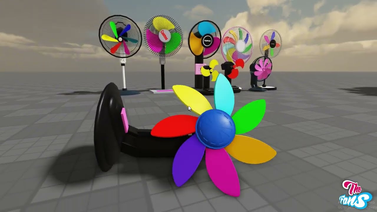 Look! Wobbly Fan Experiment super Creation in Roblox