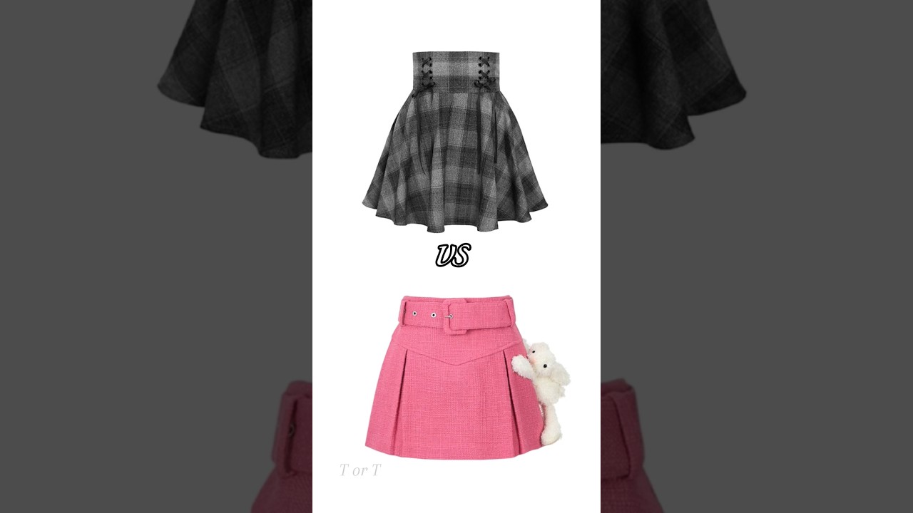 Black vs pink💗🌸✨ Don&rsquo;t forget to comment what you choose!🎁✨ #لو_خيروك