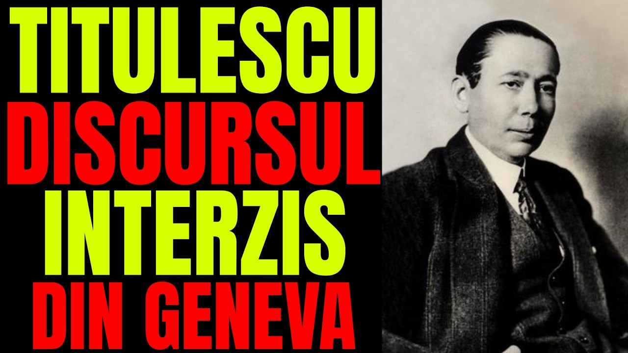 Titulescu: discursul de la Geneva din 1936 — și sentința de moarte care a urmat