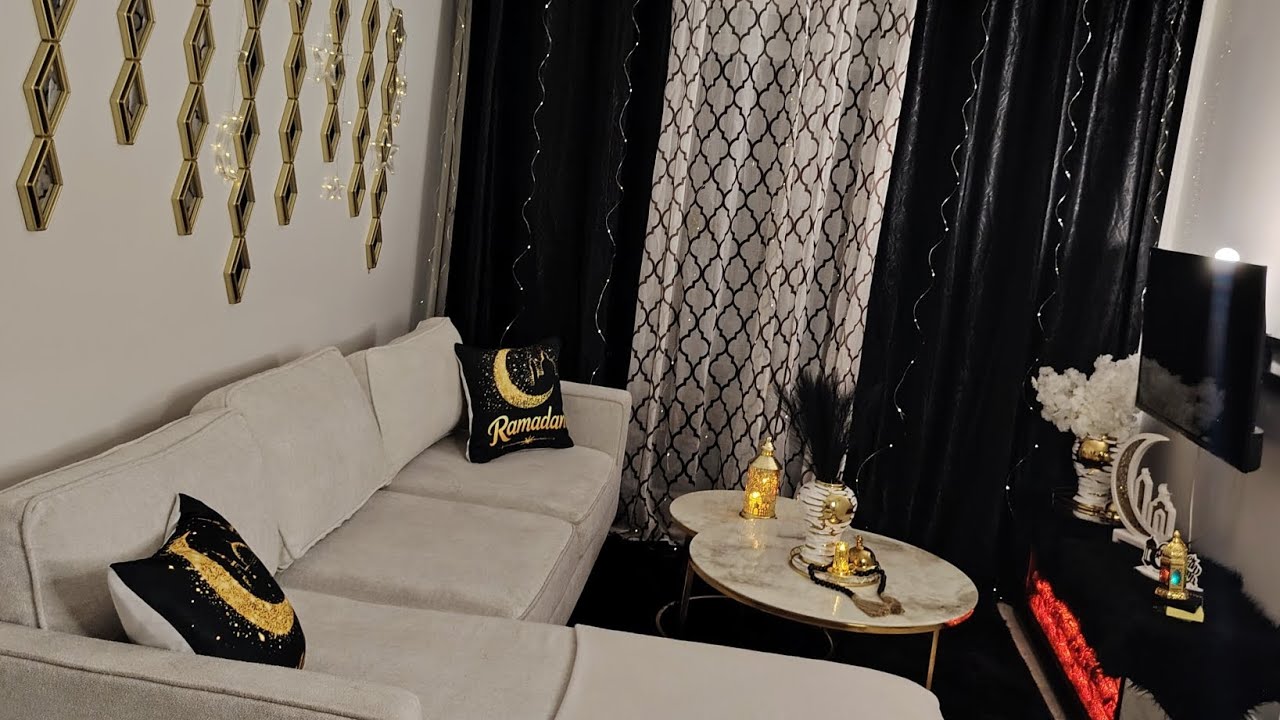 اجواء رمضان في الفرنسا🇫🇷🌙وأخيرا فرشت  زينة رمضان في بيتي🏮🎊  افكار✨لتغيير الصالون 😍