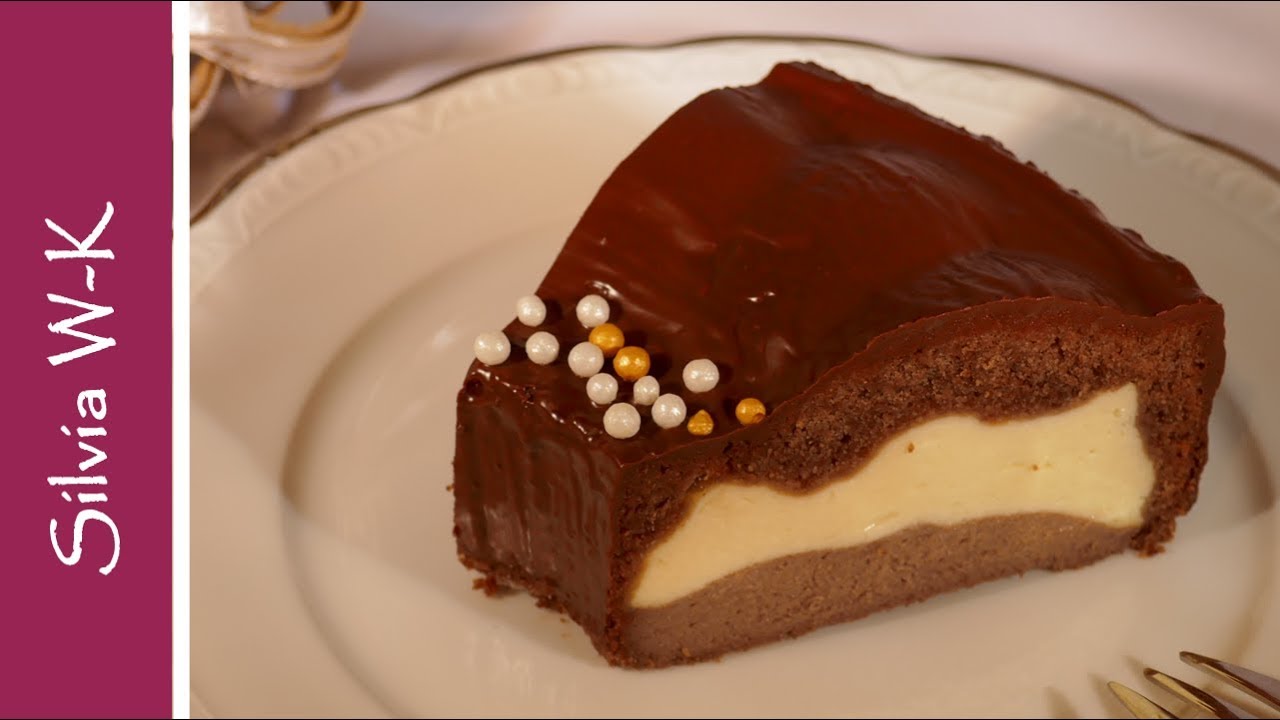 Quarkkuchen mit Schoko-Vanille / Käsekuchen / Schoko-Vanille-Kranz