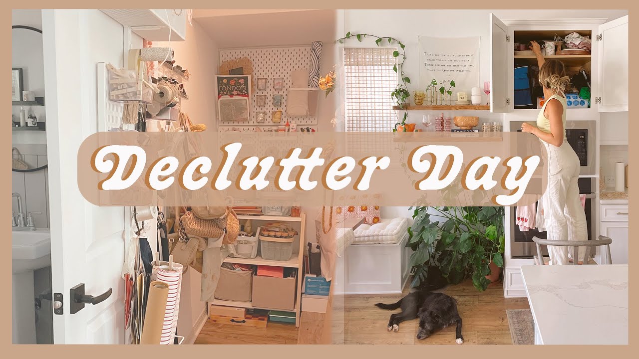 DECLUTTER DAY | organizing & cleaning out our home!