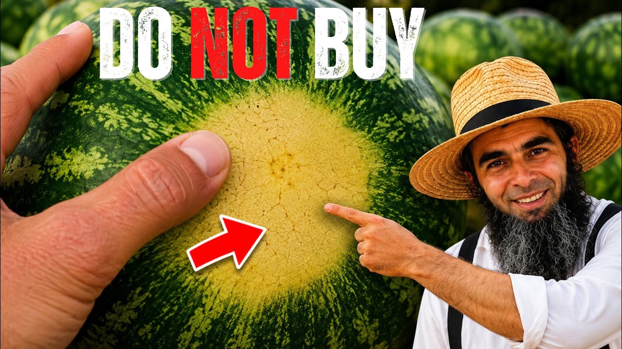 How to Select a Sweet Watermelon... The Old Amish Test