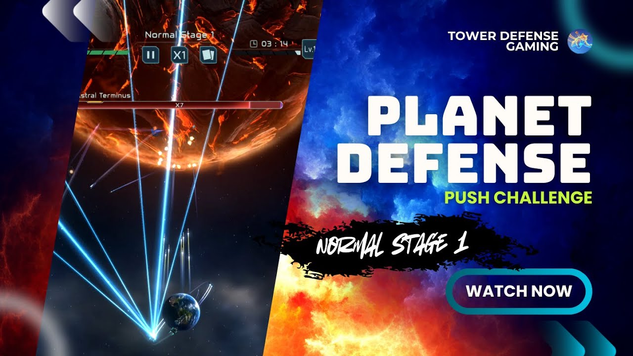 New Game - Defender of the Cosmos : Planet Defense [Normal Mission 1]