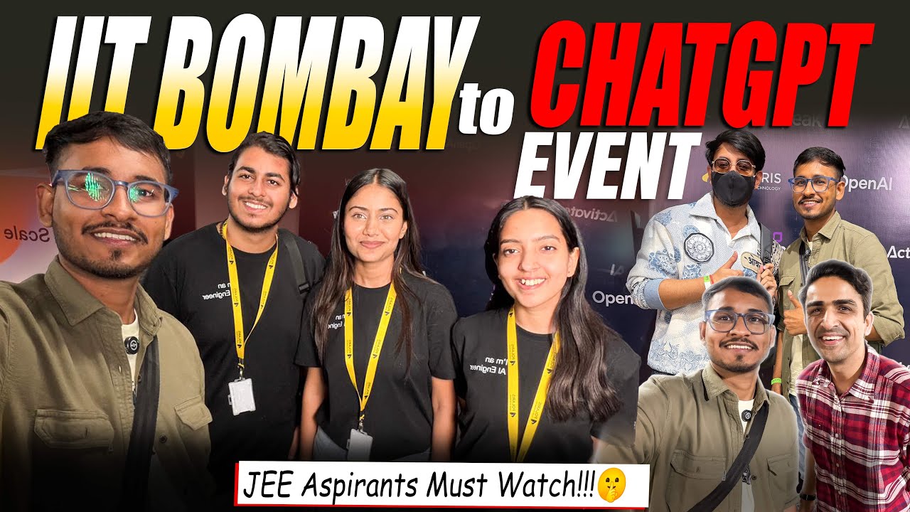 Raid at OpenAI ChatGPT by IIT Bombay student🤫