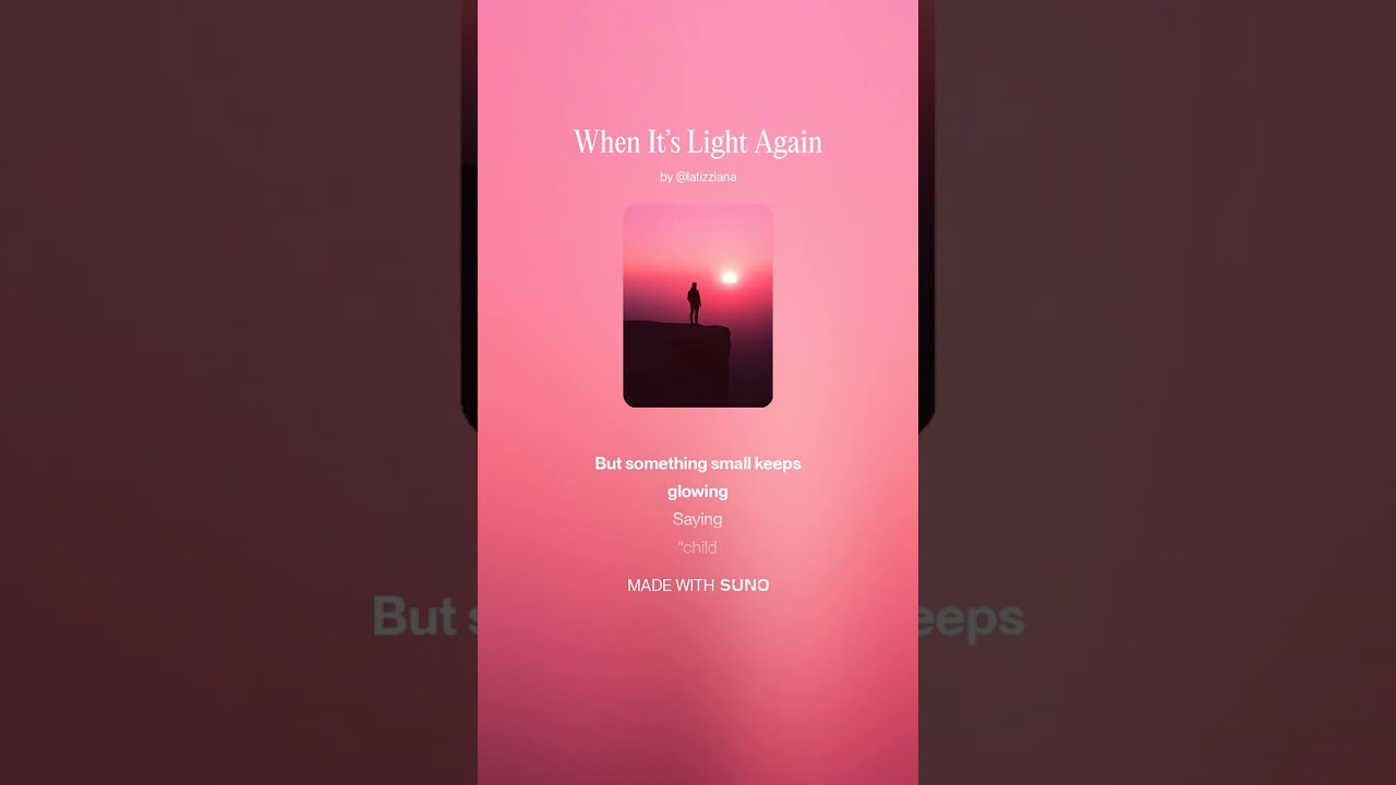 When It’s Light Again