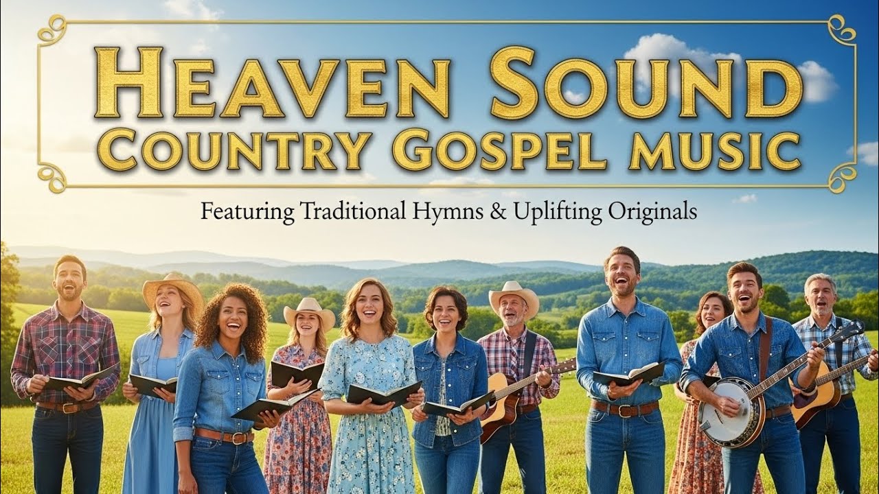 Country Gospel Music - The Lord Is My Light - Lyrics Video / 