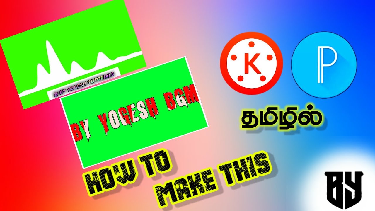 How to make audio spectrum trending viral whatsapp status in kinemaster 2020 in Tamil