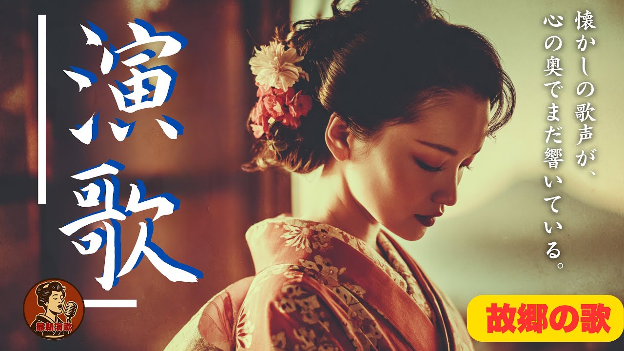 70歳以上に贈る演歌名曲集 🎶 心に沁みる昭和の名曲メドレー💖  癒しの日本演歌